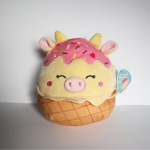 Custom Ice Cream Cow 8” Squishmallow Animal Plush Toy